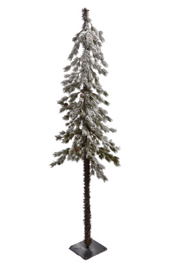 SNOWED PINE TREE 150CM WHITE